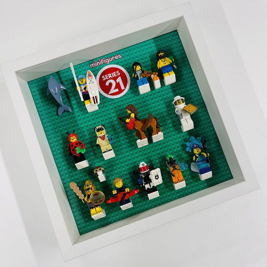 Display Frame for Series 21 minifigures 71029 figures 27cm