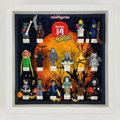 Display Frame for Lego Series 14 71010 Monsters minifigures no figures 27cm