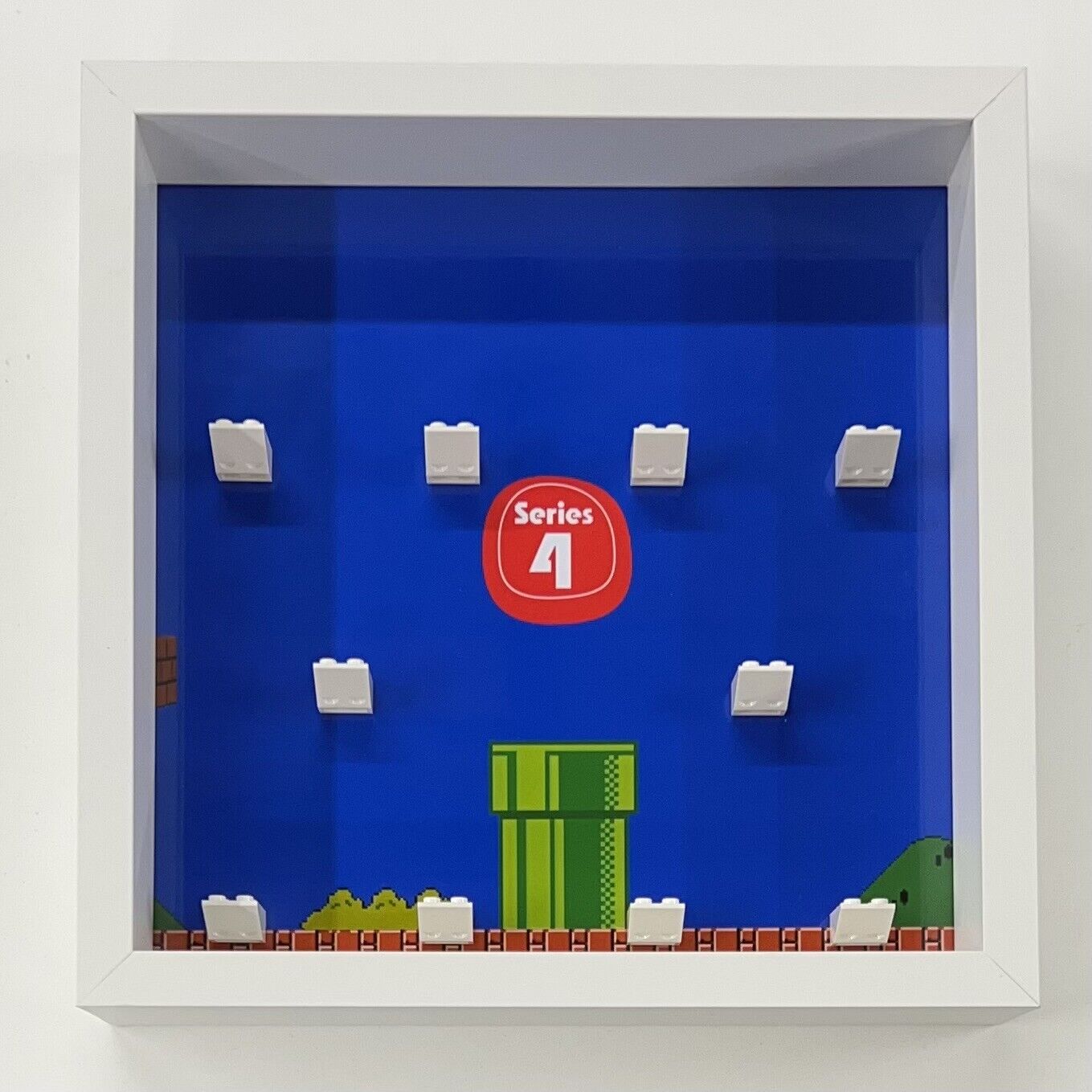 Display Frame Case for Lego ® Super Mario Series 4 minifigures 71402 27cm