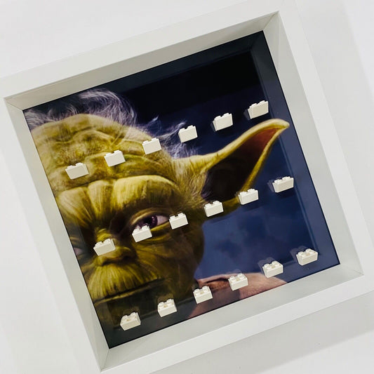 Display case Frame for Lego ® Star Wars minifigures figures Yoda 27cm