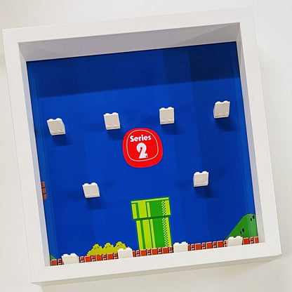 Display Frame Case for Lego ® Super Mario Series 2 minifigures 71386 27cm