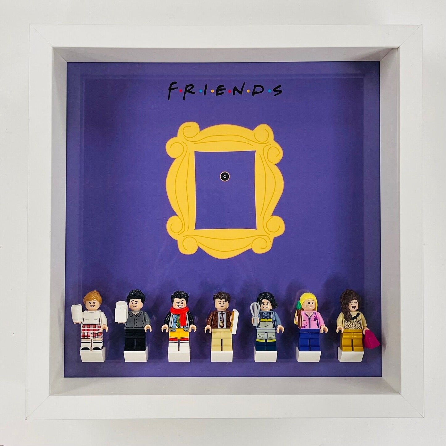 Display case Frame for Lego ® Friends Apartment minifigures 10292 27cm