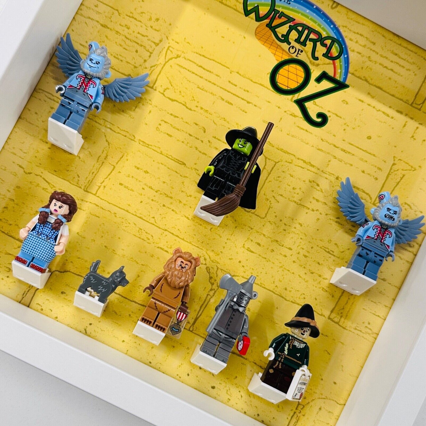 Display Frame case for Lego ® Wizard of Oz Lego Movie 2 minifigures 27cm 