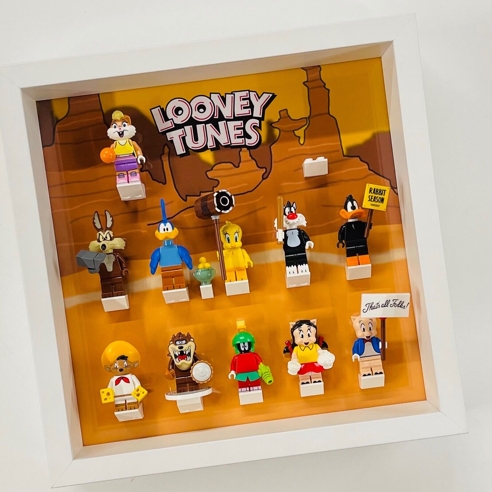 Display Frame case for Lego ®  Tunes minifigures 71030 27cm