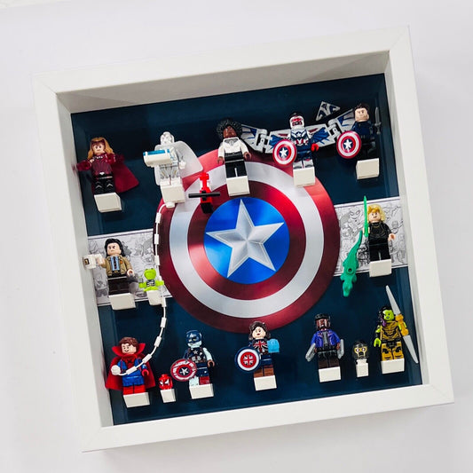 Display Frame for Lego ® Marvel Studios series 71031 minifigures figures 27cm