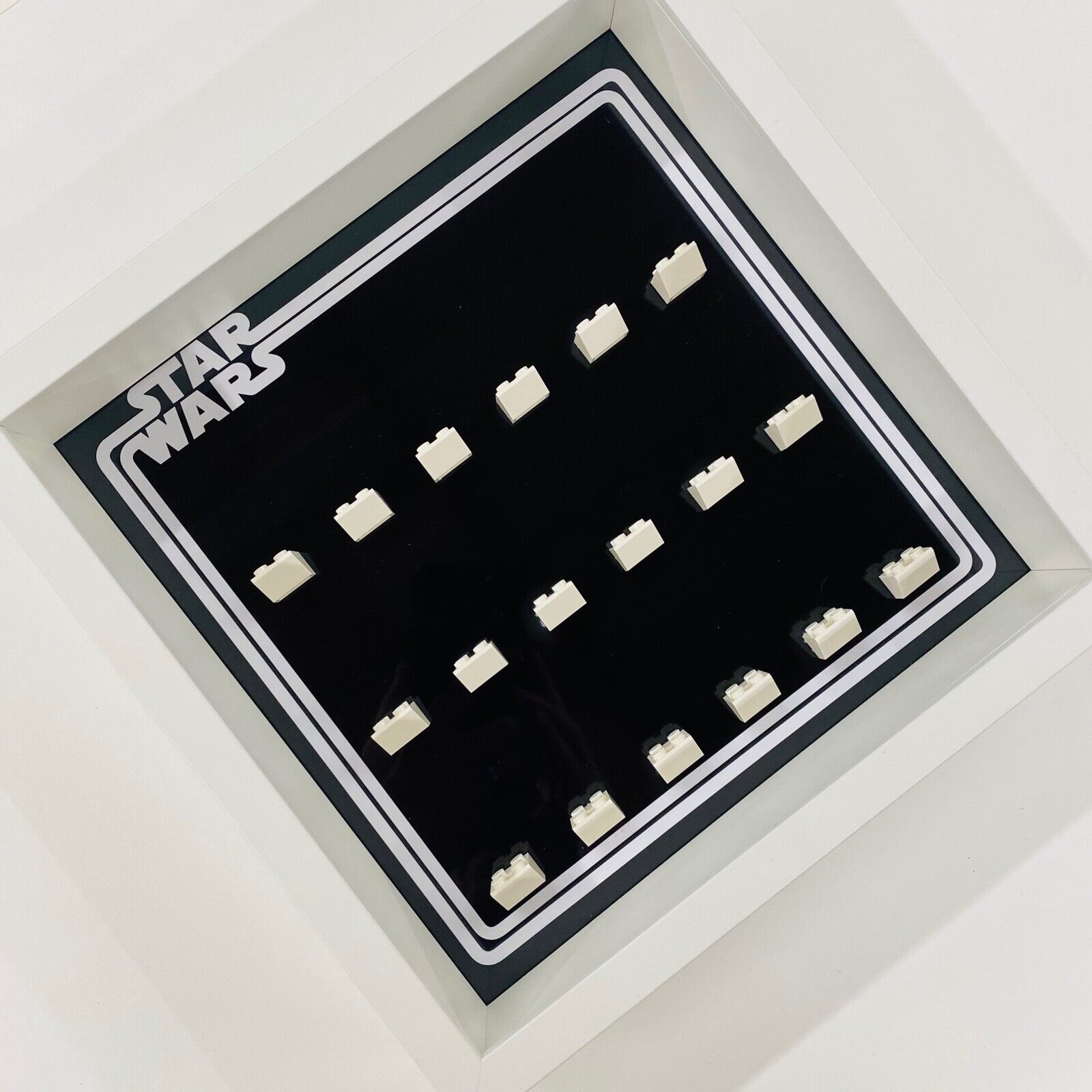 Display Frame for Lego ® Star Wars Logo minifigures figures 27cm