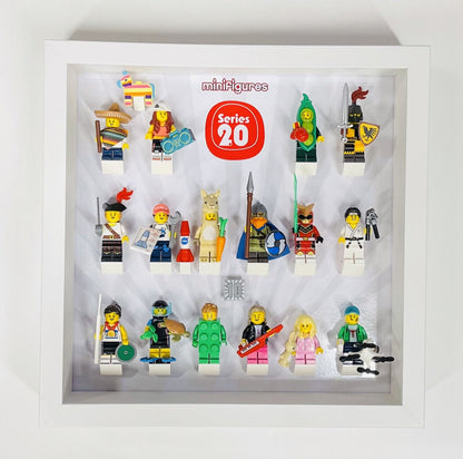 Display case Frame for Lego Series 20 71027 minifigures 10 years figures 27cm