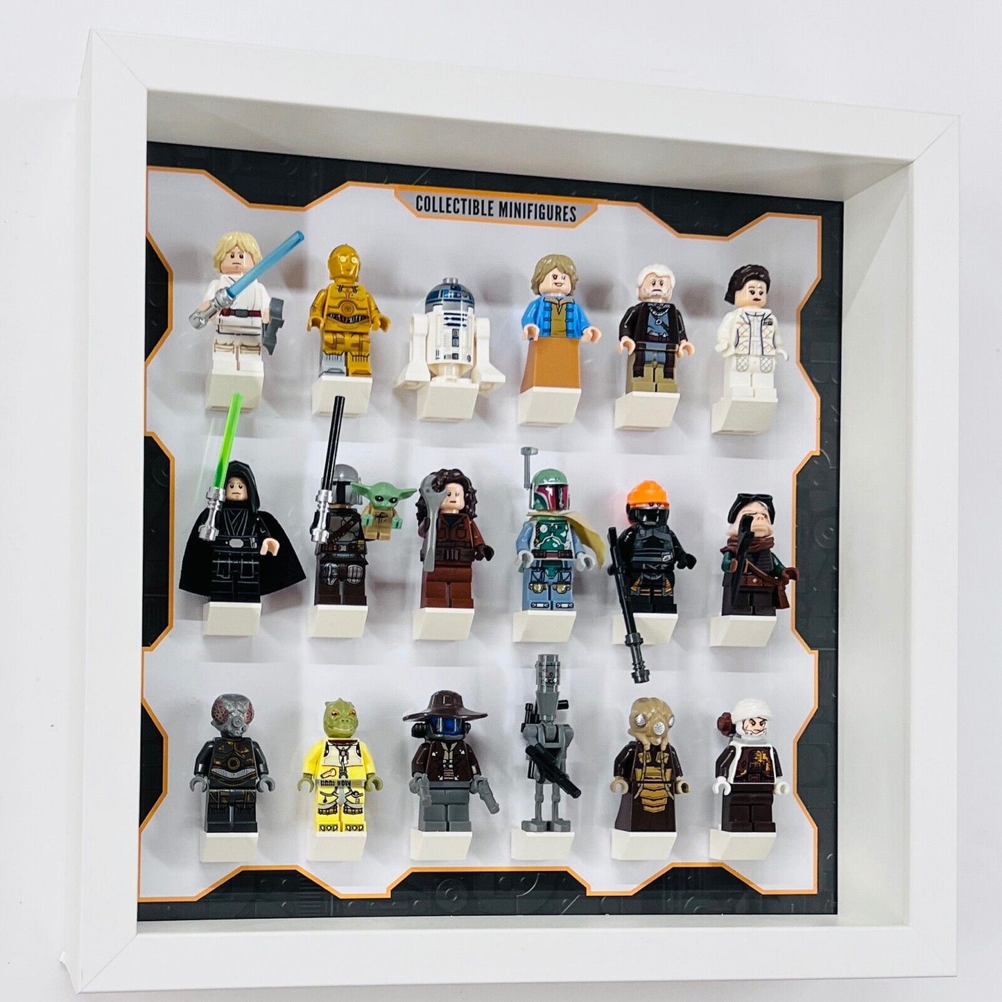 Display Frame for Lego ® Star Wars general minifigures figures 27cm