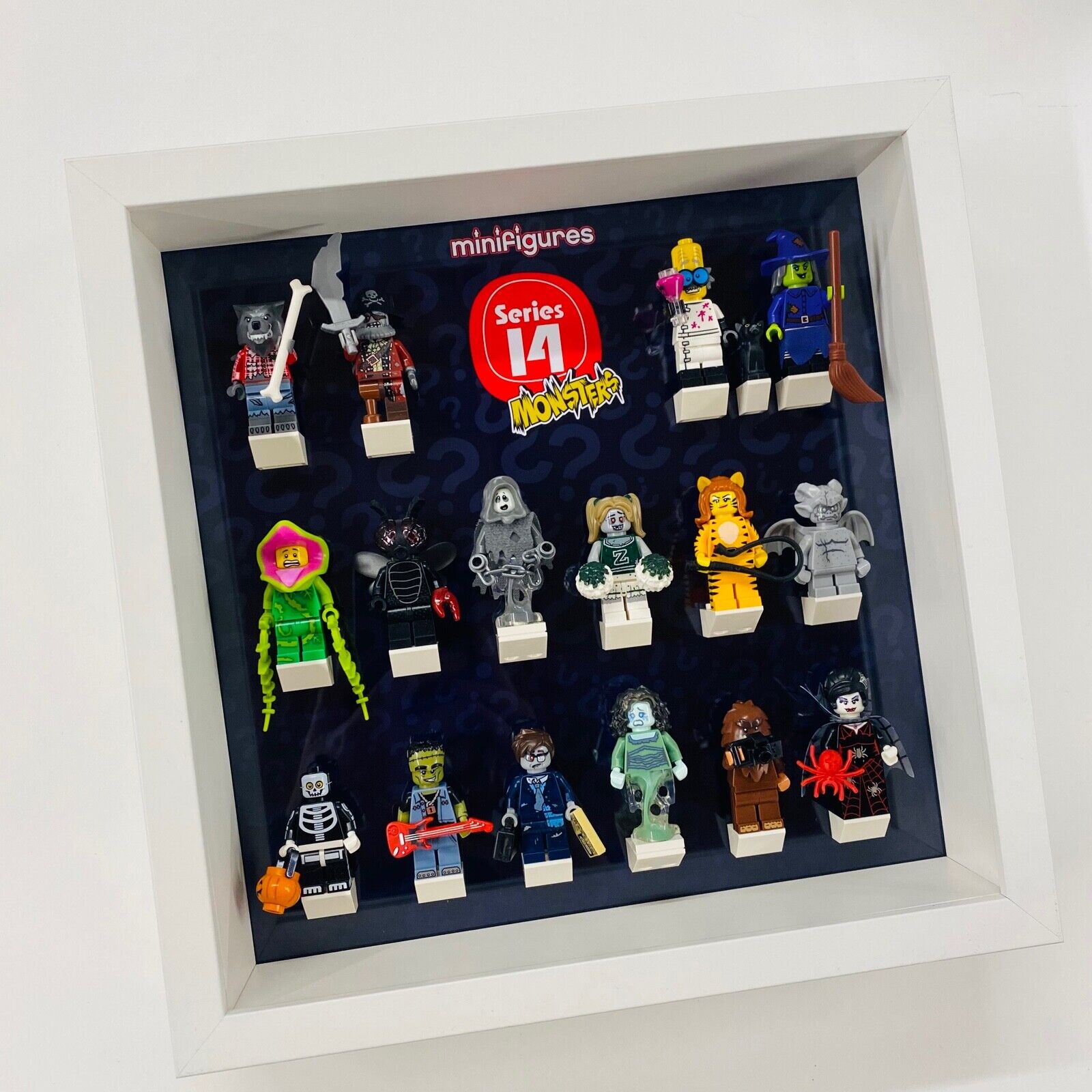 Display Frame for Lego Series 14 71010 Monsters minifigures no figures 27cm