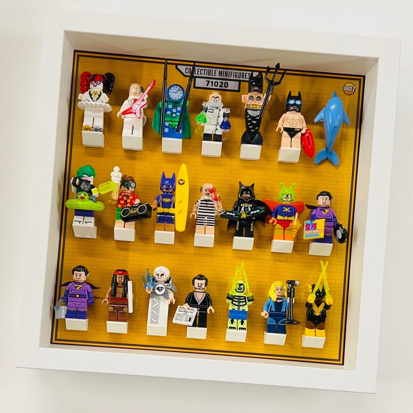 Display Frame case for Lego ® Batman Movie Series 2 71020 minifigures 27cm