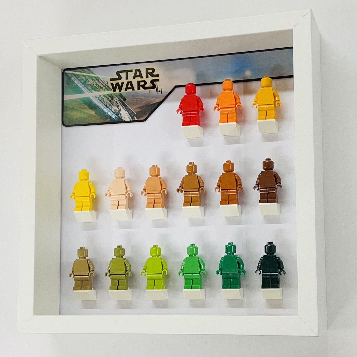 Display Frame case for Lego ® Star Wars general minifigures figures 27cm