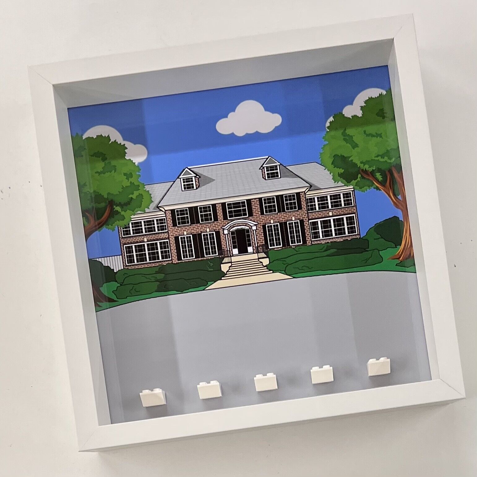 Display Case Frame for Lego ® Ideas Home Alone 21330 minifigures figures 27cm