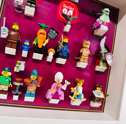 Lego series 24 minifigure display case 