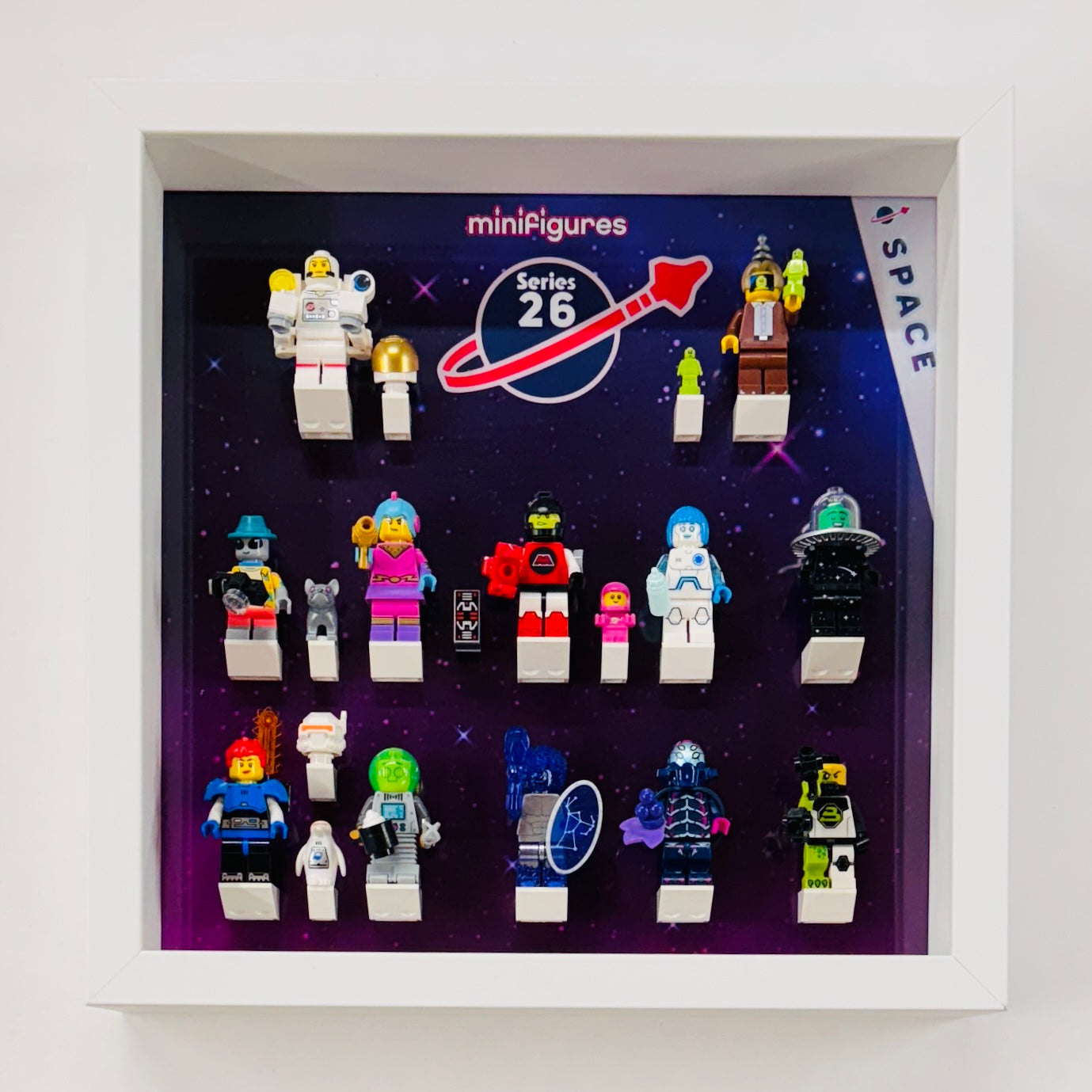 Series 26 Lego display minifigure frame 
