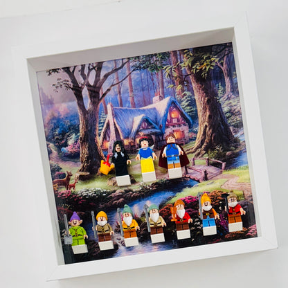 Display Frame Case For Lego Disney Snow White Minifigures 27CM 43242