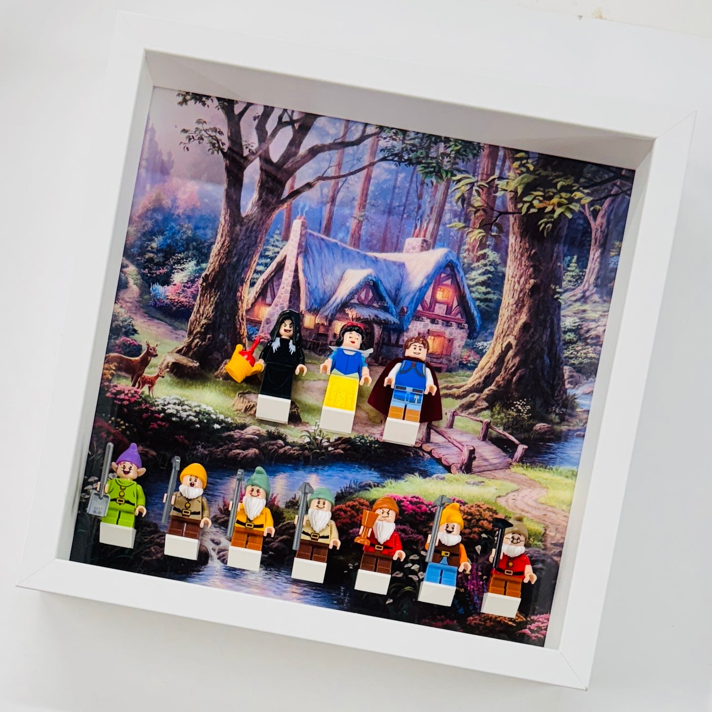 Display Frame Case For Lego Disney Snow White Minifigures 27CM 43242