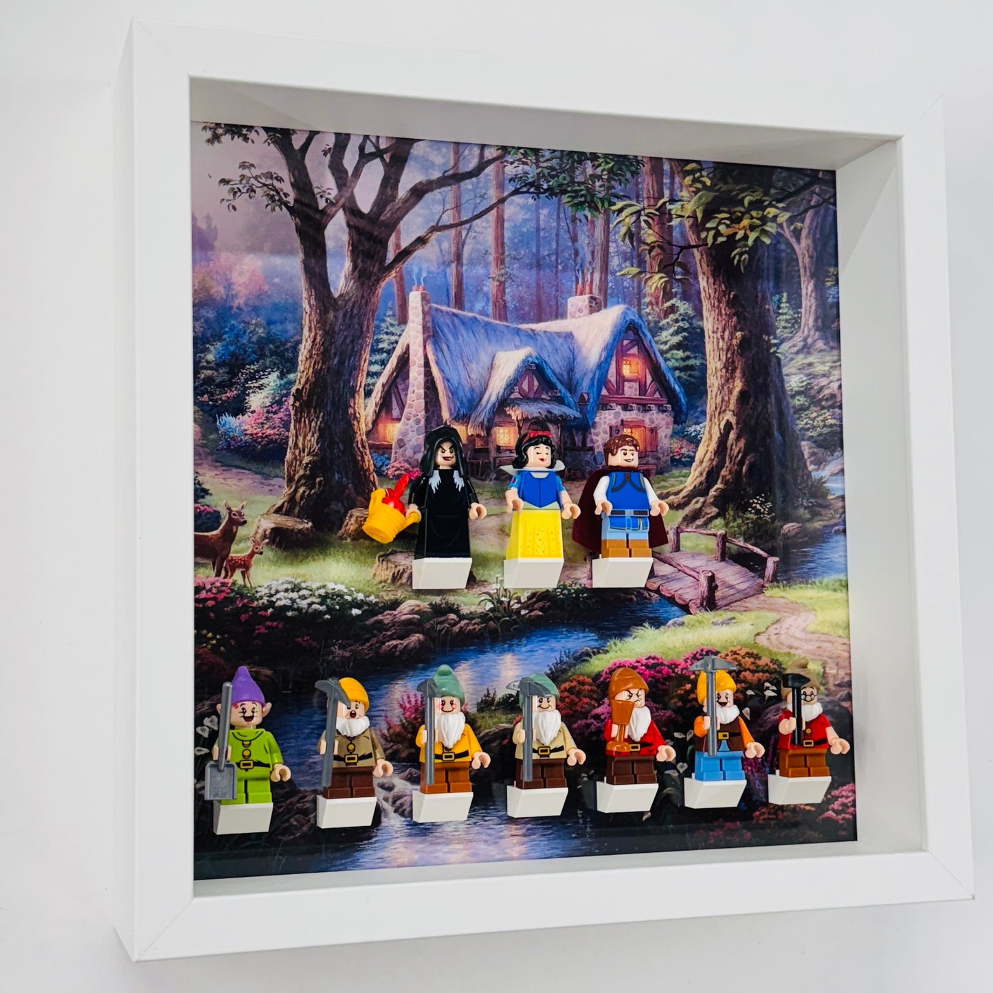 Display Frame Case For Lego Disney Snow White Minifigures 27CM 43242