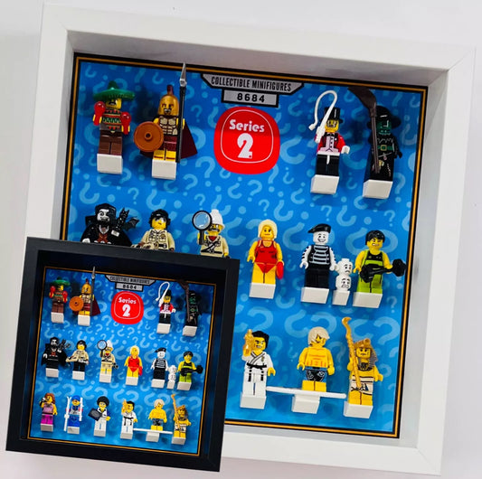 Display Frame For Lego Series 2 Minifigures 8684 No Figures 27cm