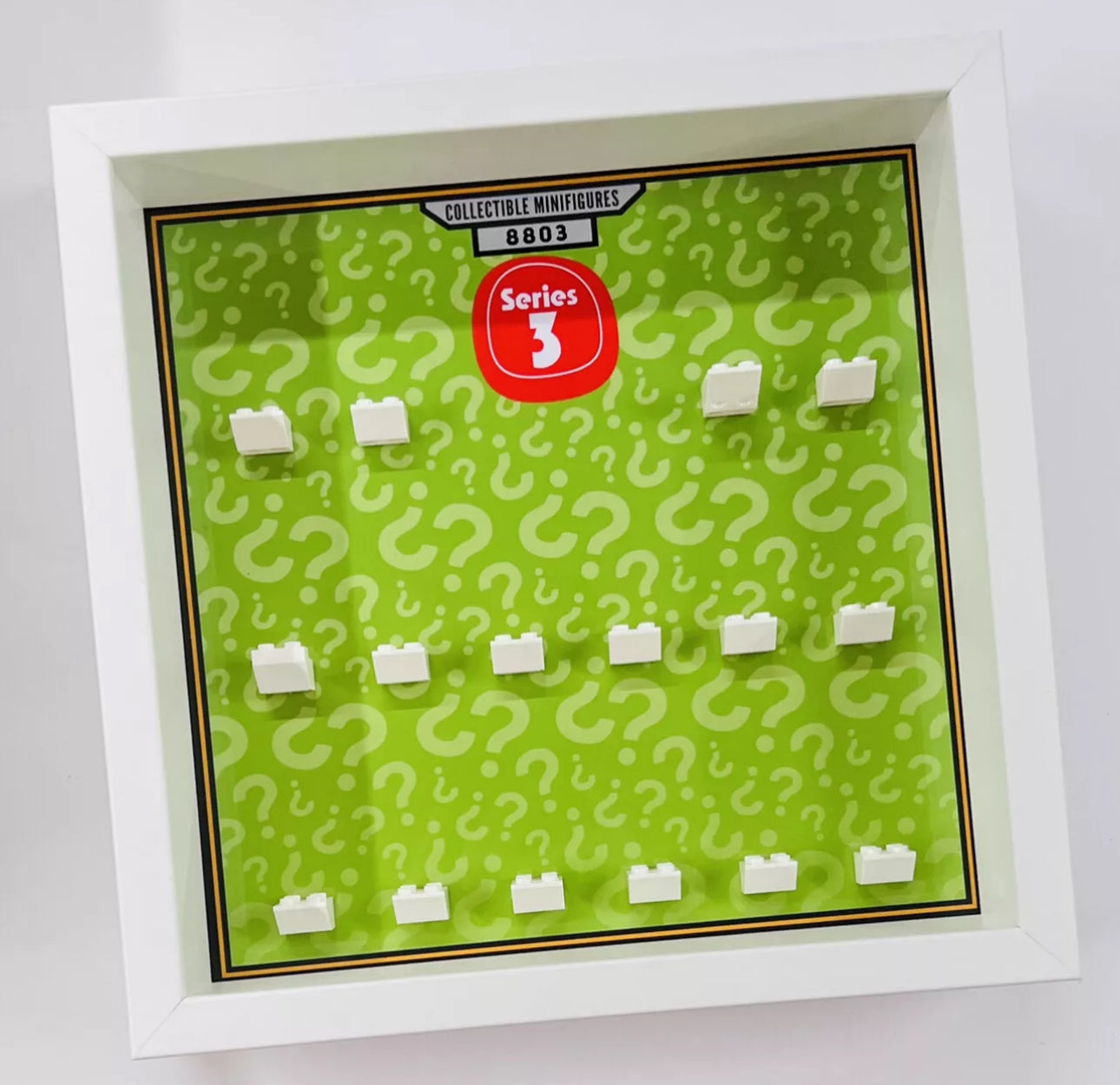 Display Frame For Lego Series 3 Minifigures 8803 No Figures 27cm
