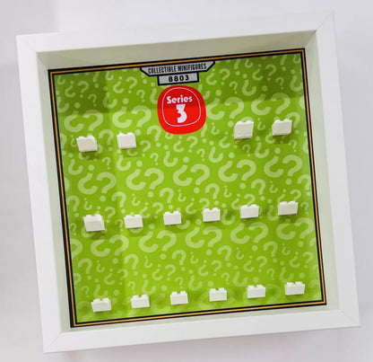 Display Frame For Lego Series 3 Minifigures 8803 No Figures 27cm