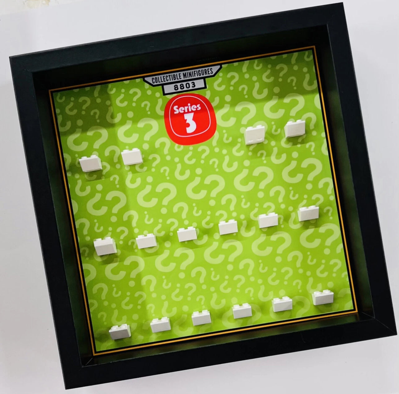 Display Frame For Lego Series 3 Minifigures 8803 No Figures 27cm
