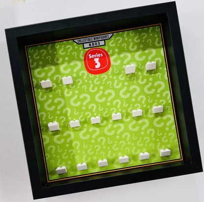 Display Frame For Lego Series 3 Minifigures 8803 No Figures 27cm