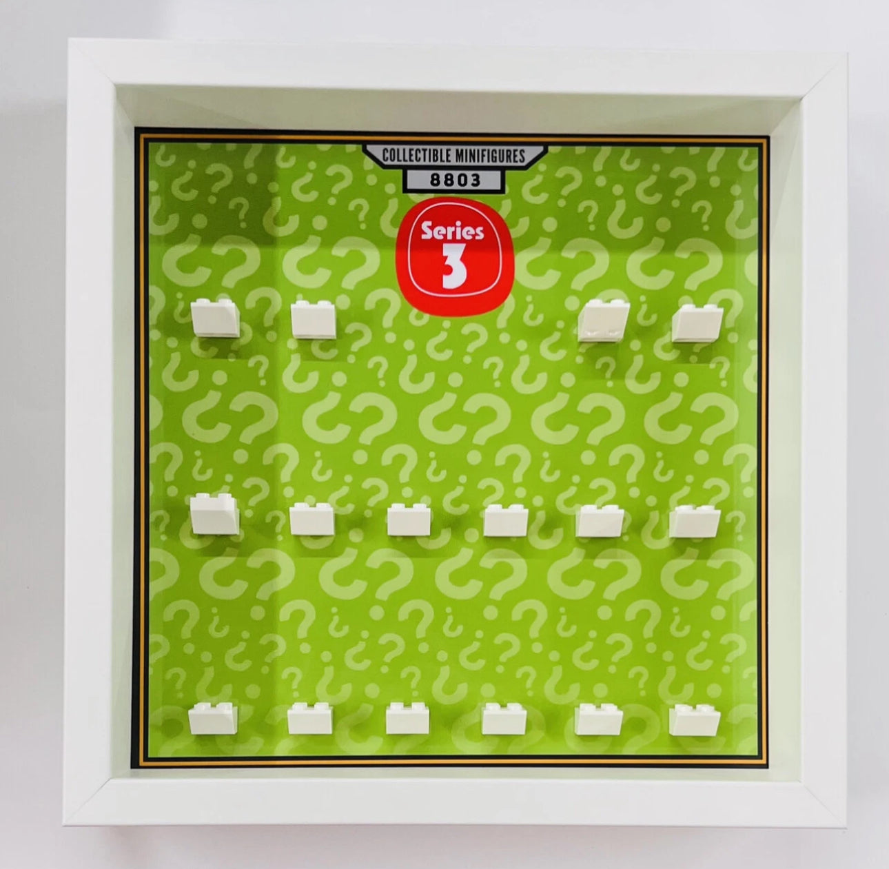 Display Frame For Lego Series 3 Minifigures 8803 No Figures 27cm