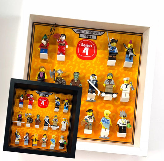 Display Frame For Lego Series 4 Minifigures 8804 No Figures 27cm