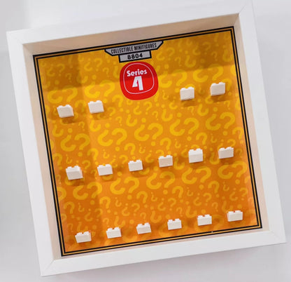 Display Frame For Lego Series 4 Minifigures 8804 No Figures 27cm