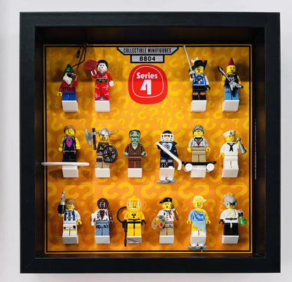 Display Frame For Lego Series 4 Minifigures 8804 No Figures 27cm