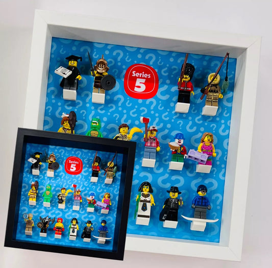 Display Frame For Lego Series 5 Minifigures 8805 No Figures 27cm