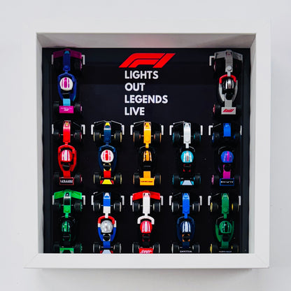 Display Frame Case For Lego Formula One F1 Collectible Race Cars 71049