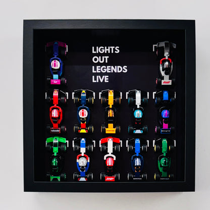 Display Frame Case For Lego Formula One F1 Collectible Race Cars 71049 V2