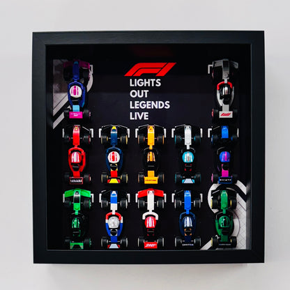 Display Frame Case For Lego Formula One F1 Collectible Race Cars 71049 V2