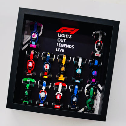 Display Frame Case For Lego Formula One F1 Collectible Race Cars 71049 V2