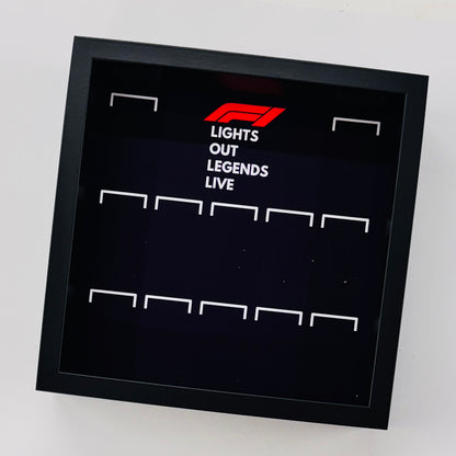 Display Frame Case For Lego Formula One F1 Collectible Race Cars 71049