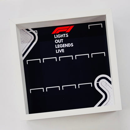 Display Frame Case For Lego Formula One F1 Collectible Race Cars 71049 V2