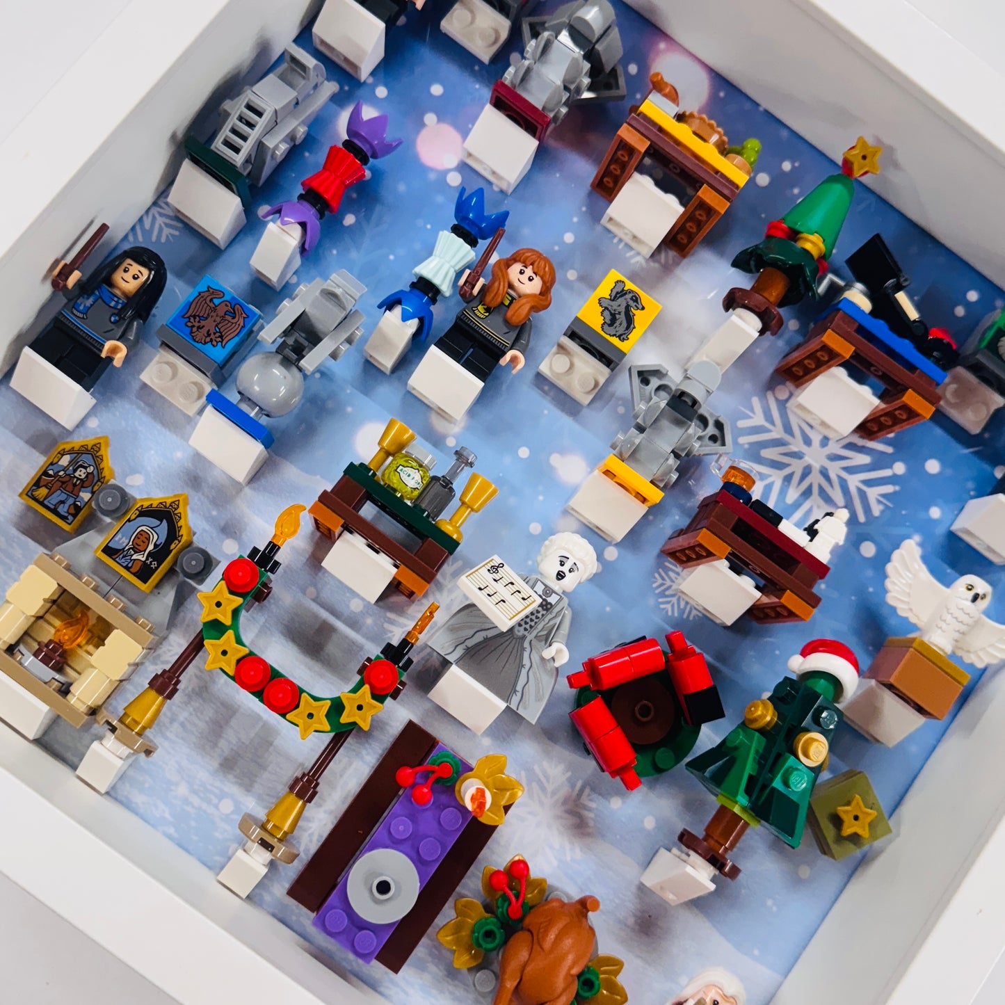 Display Frame Case For Lego Harry Potter Advent Calendar 2024 76438 Minifigures 27CM