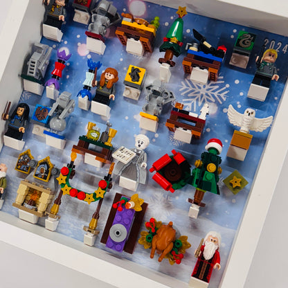 Display Frame Case For Lego Harry Potter Advent Calendar 2024 76438 Minifigures 27CM