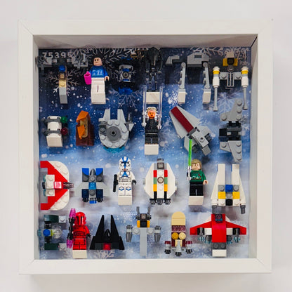 Display Frame Case For Lego Star Wars Advent Calendar 2024 75395 Minifigures 27CM