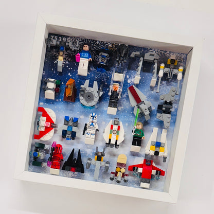 Display Frame Case For Lego Star Wars Advent Calendar 2024 75395 Minifigures 27CM