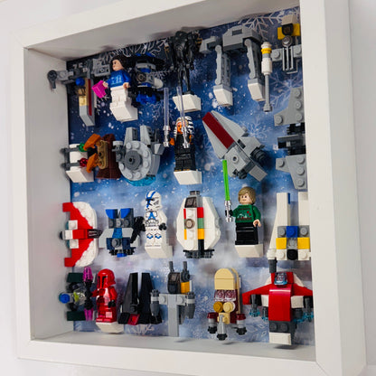 Display Frame Case For Lego Star Wars Advent Calendar 2024 75395 Minifigures 27CM