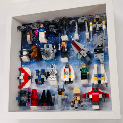 Display Frame Case For Lego Star Wars Advent Calendar 2024 75395 Minifigures 27CM