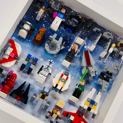 Display Frame Case For Lego Star Wars Advent Calendar 2024 75395 Minifigures 27CM