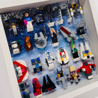 Display Frame Case For Lego Star Wars Advent Calendar 2024 75395 Minifigures 27CM