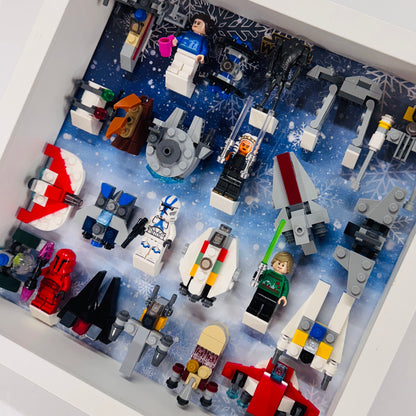 Display Frame Case For Lego Star Wars Advent Calendar 2024 75395 Minifigures 27CM