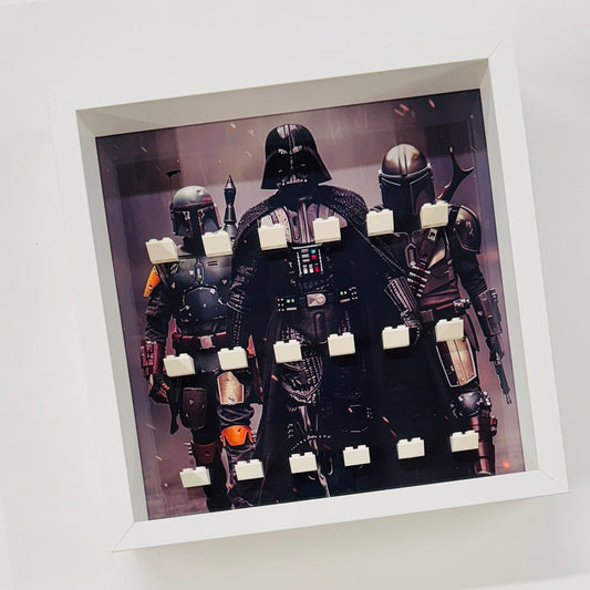 Display Frame Case For Lego Star Wars Minifigures 27CM Mandalorians