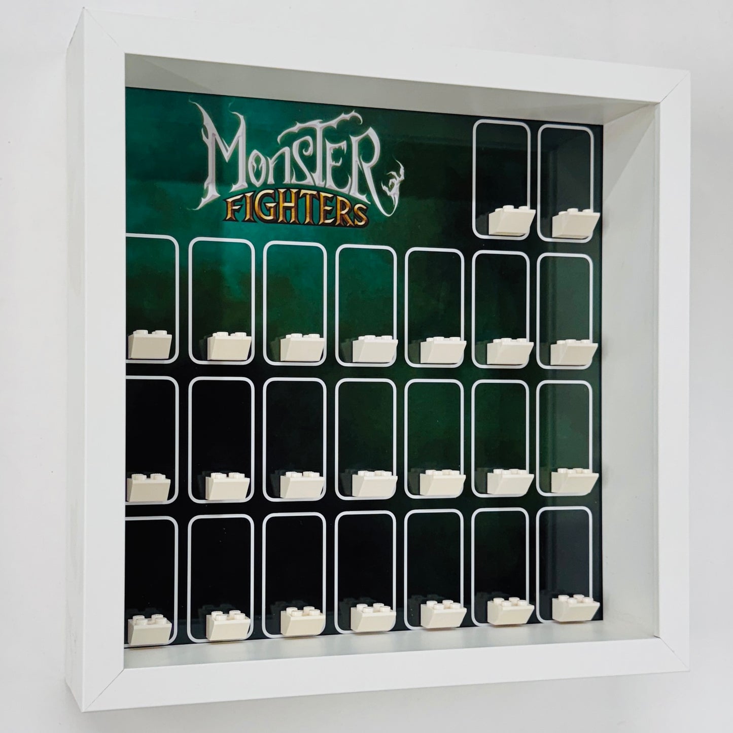 Display Frame Case For Lego Monster Fighters Minifigures 27CM 22 bricks