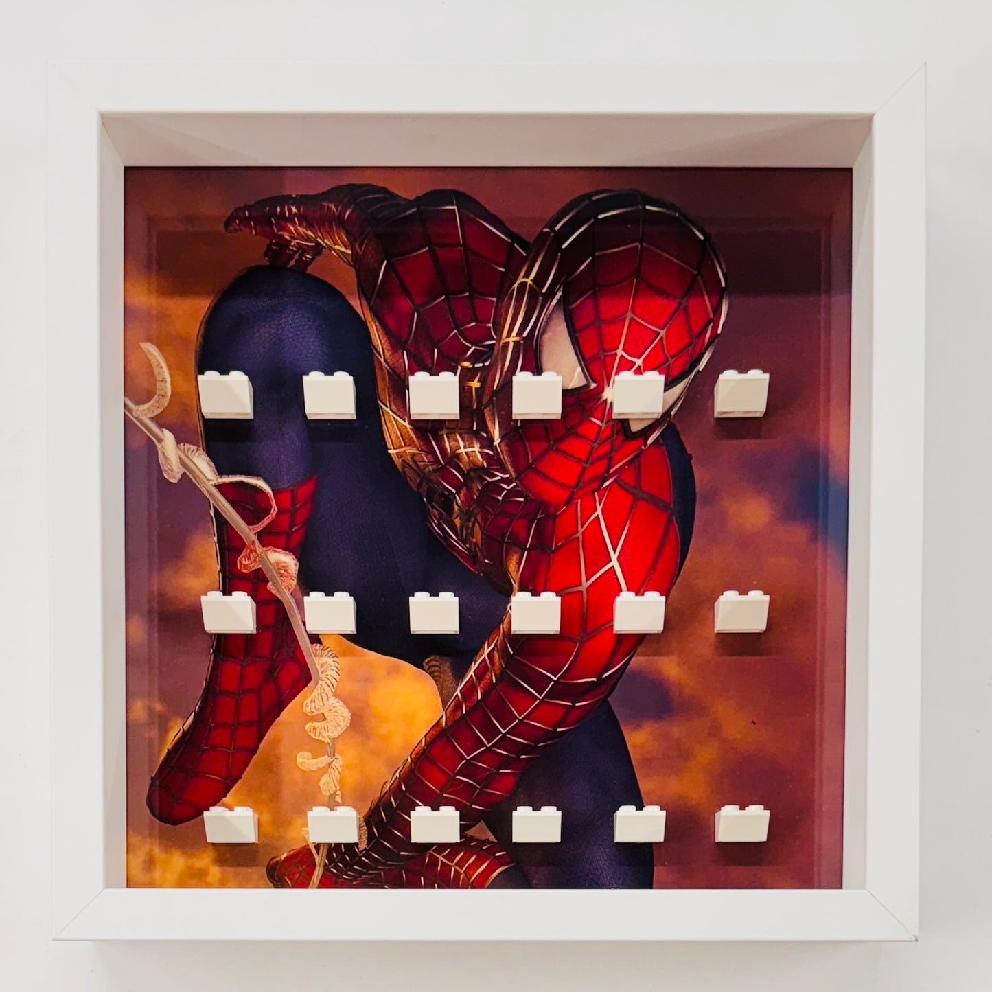 Display Frame Case For Lego Marvel Spiderman Minifigures 27CM