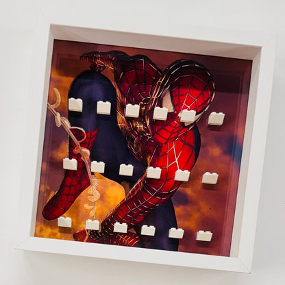 Display Frame Case For Lego Marvel Spiderman Minifigures 27CM